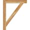 Ekena Millwork Traditional Block Rough Sawn Bracket, Western Red Cedar, 4"W x 32"D x 40"H BKT04X32X40TRA05RWR - alternate 2